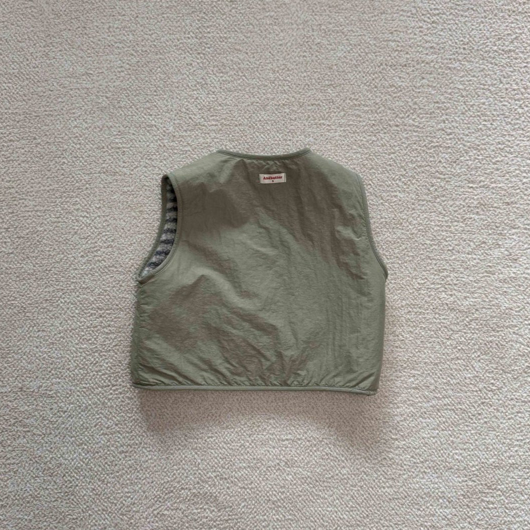 Two-Tone Sherpa Vest