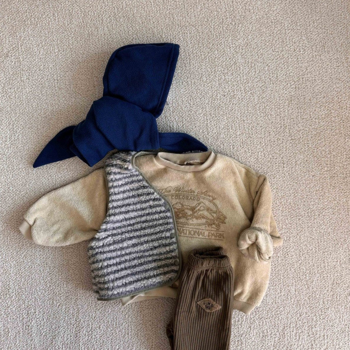 Two-Tone Sherpa Vest