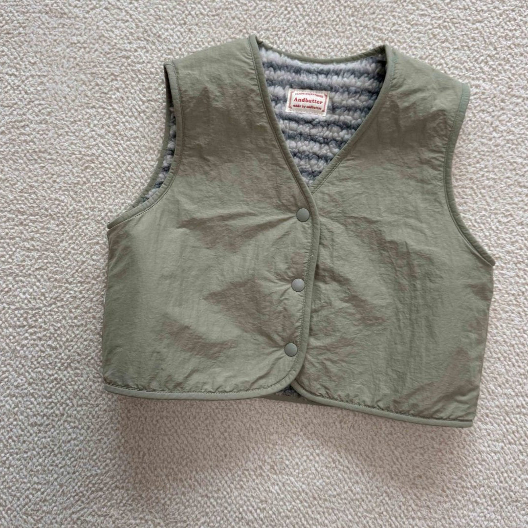 Two-Tone Sherpa Vest