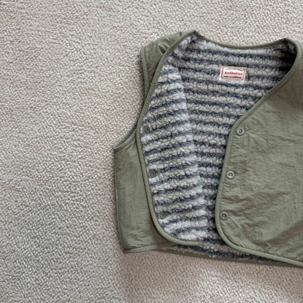 Two-Tone Sherpa Vest