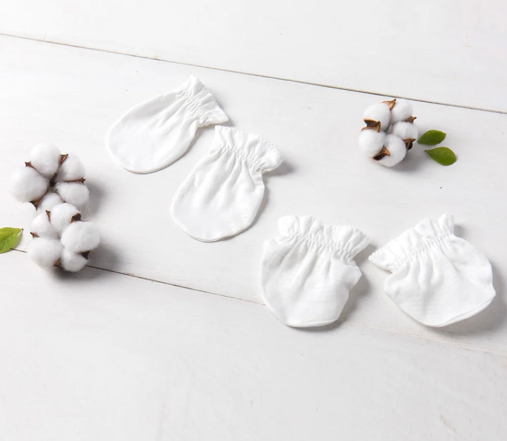 Organic Cotton Newborn Booties