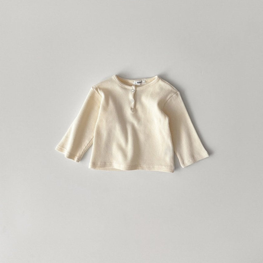 Waffle Button Tee