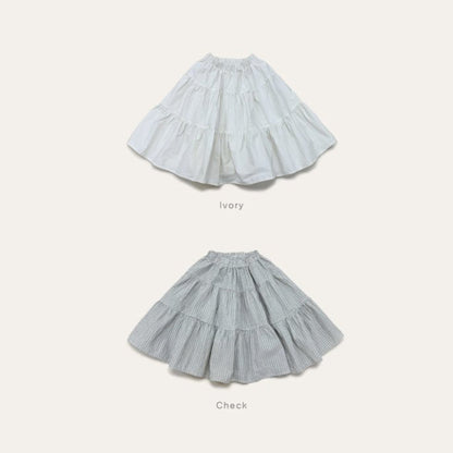 Tiered Long Skirt