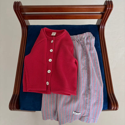Classic Ribbed Cardigan