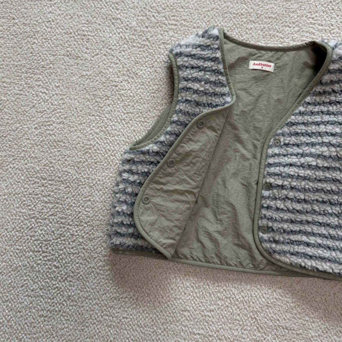 Two-Tone Sherpa Vest
