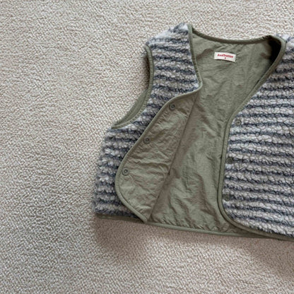 Two-Tone Sherpa Vest