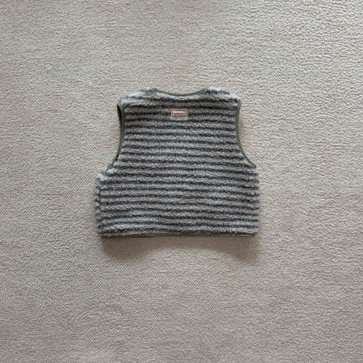 Two-Tone Sherpa Vest