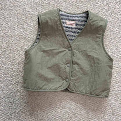 Two-Tone Sherpa Vest