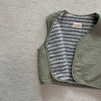 Two-Tone Sherpa Vest