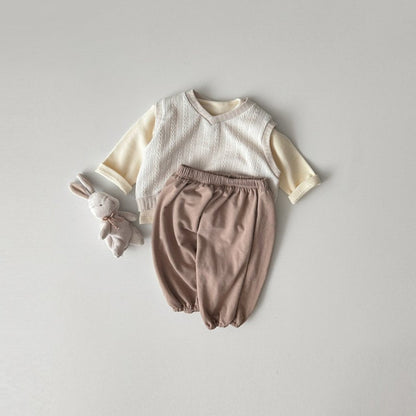 Waffle Button Tee