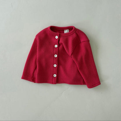 Classic Ribbed Cardigan