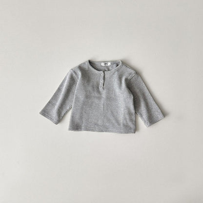Waffle Button Tee