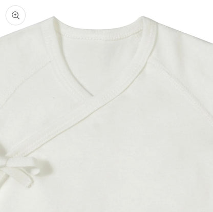 Organic Cotton Newborn Wrapover Bodysuit